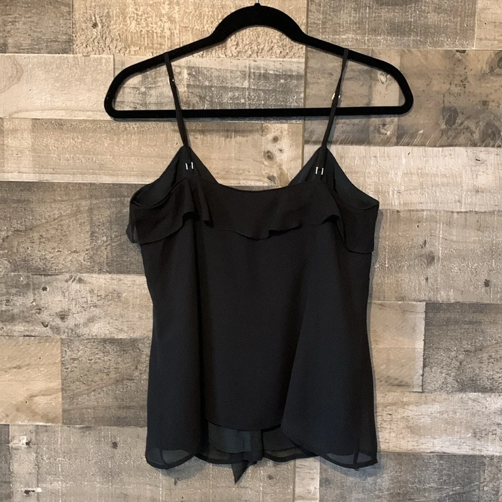 Banana Republic Silk Camisole with front ruffles Size 6 - Picture 14 of 16